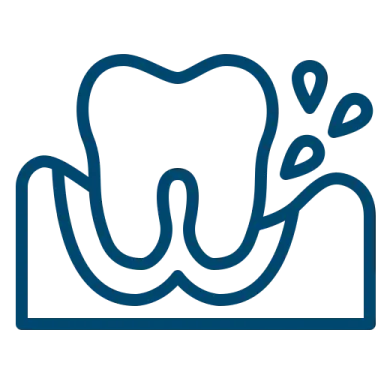 Icon für Zahnfleischerkrankungen